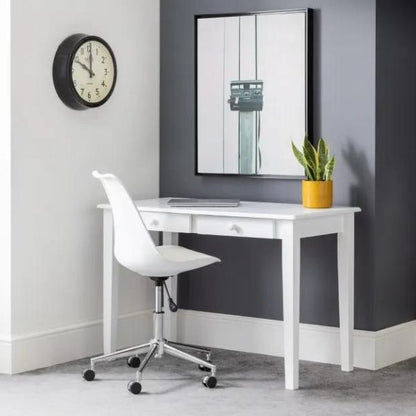 Carrington White Desk by Julian Bowen