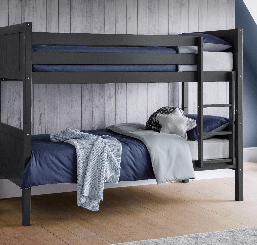 Bella Bunk Bed - Anthracite By Julian Bowen