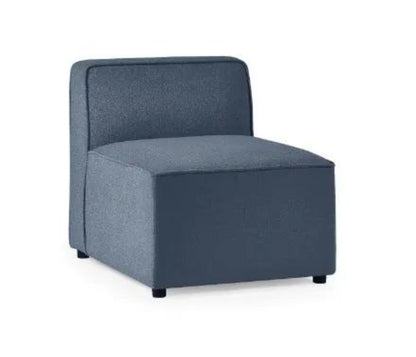 Lago Combination Sofa Single Seat Section - Blue By Julian Bowen