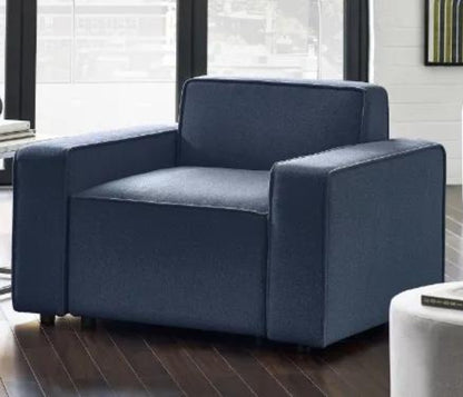 Lago Combination Sofa Single Seat Section - Blue By Julian Bowen