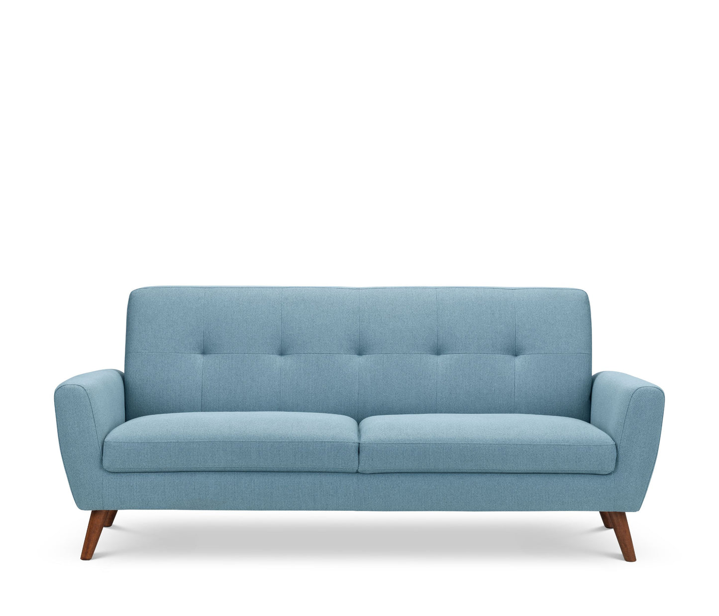 Monza 3 Seater Compact Retro Sofa - Blue By Julian Bowen