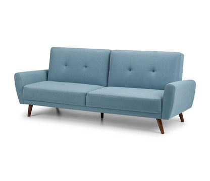 Monza Fabric Sofa Bed - Blue By Julian Bowen