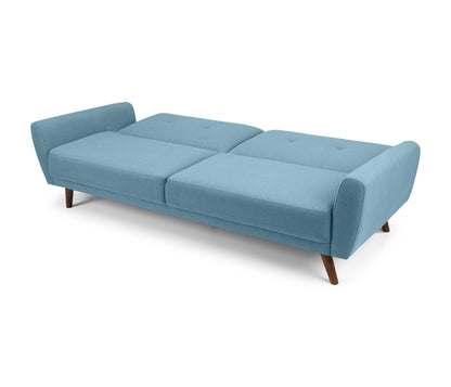 Monza Fabric Sofa Bed - Blue By Julian Bowen