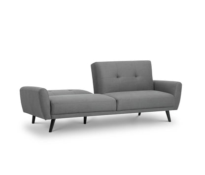 Monza Fabric Sofa Bed - Grey By Julian Bowen